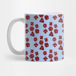 Dice Everywhere - Garnet Red Mug